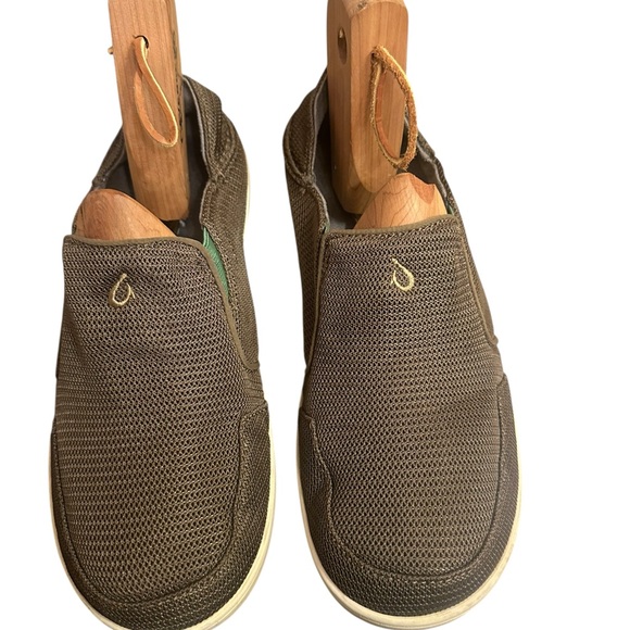 OluKai Other - OluKai Brown Mesh Slip-On Loafers